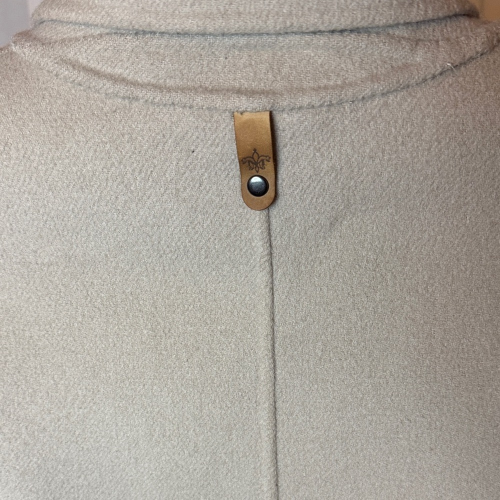MACKAGE Double-Face 100% Wool Coat Sand Tan Spring OldMoney Aesthetic Size Small - Picture 5 of 10